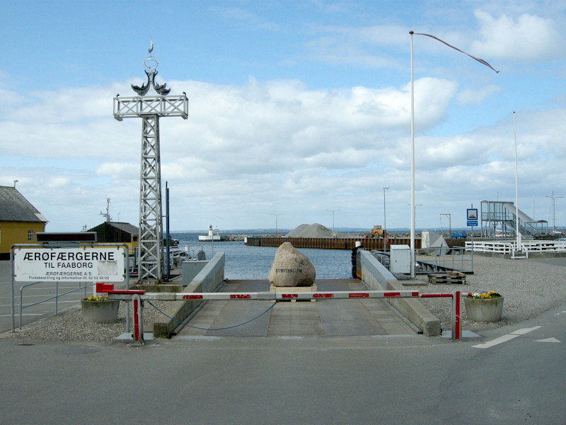 SURVIVALISM (Ferry Dock), 2012, Permanent Installation in Soeby, Aeroe, Denmark