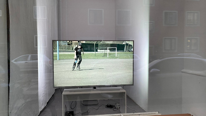 Installation View from Street Cinema Program 4 - LOKALE, Copenhagen, Denmark