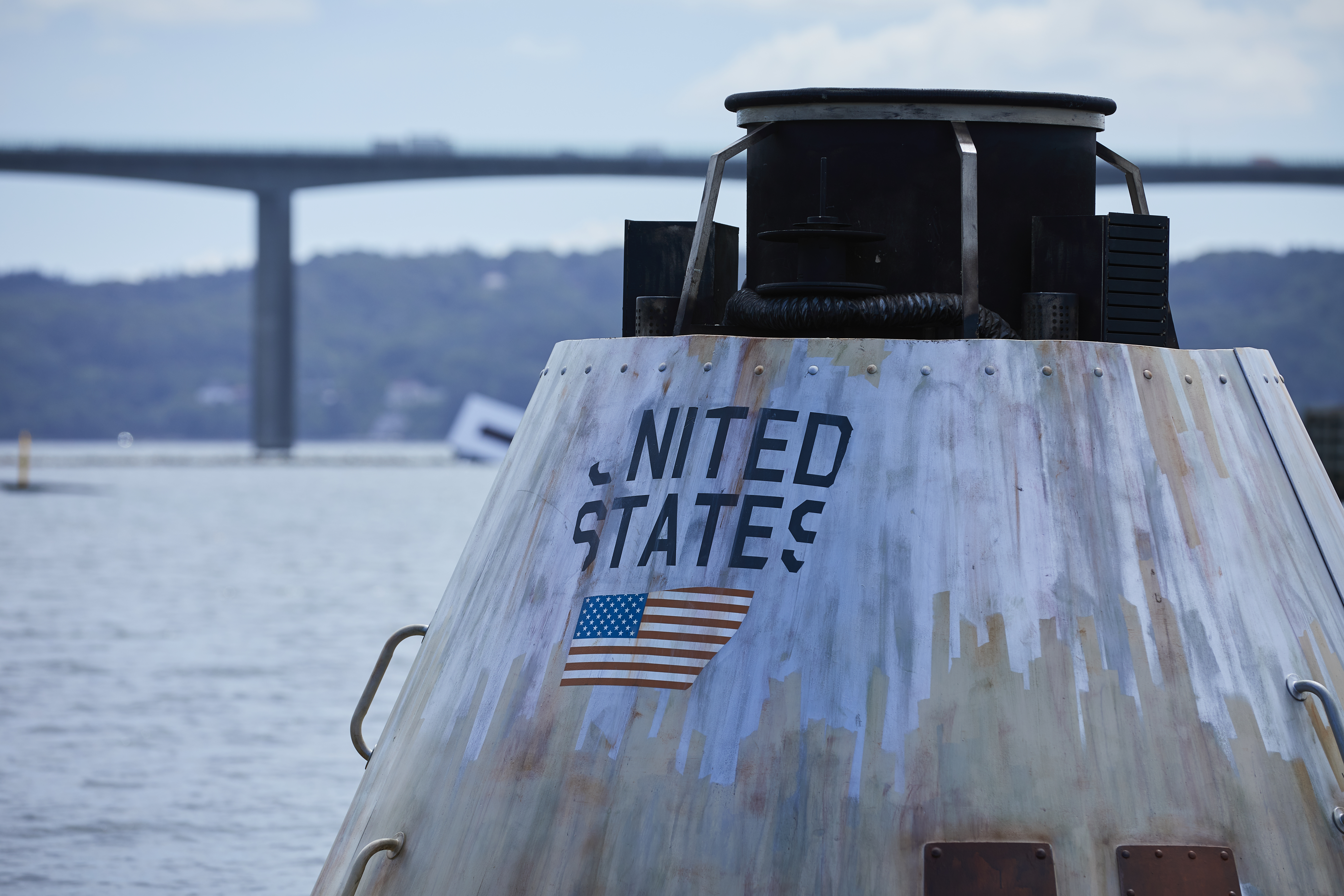 Re-Re-Entry (Splashdown), Installation View from "Floating Art" - Vejle Museum of Art, DK